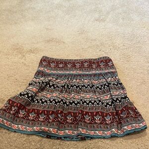 Multi colored shirt shirt with elastic back